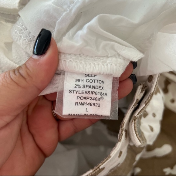 NWT Saints & Hearts Cow Print Flare Jeans in Taupe - Picture 6 of 10